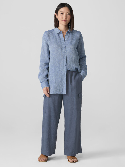 Organic Linen Cargo Pant