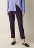 Washable Stretch Crepe Slim Pant
