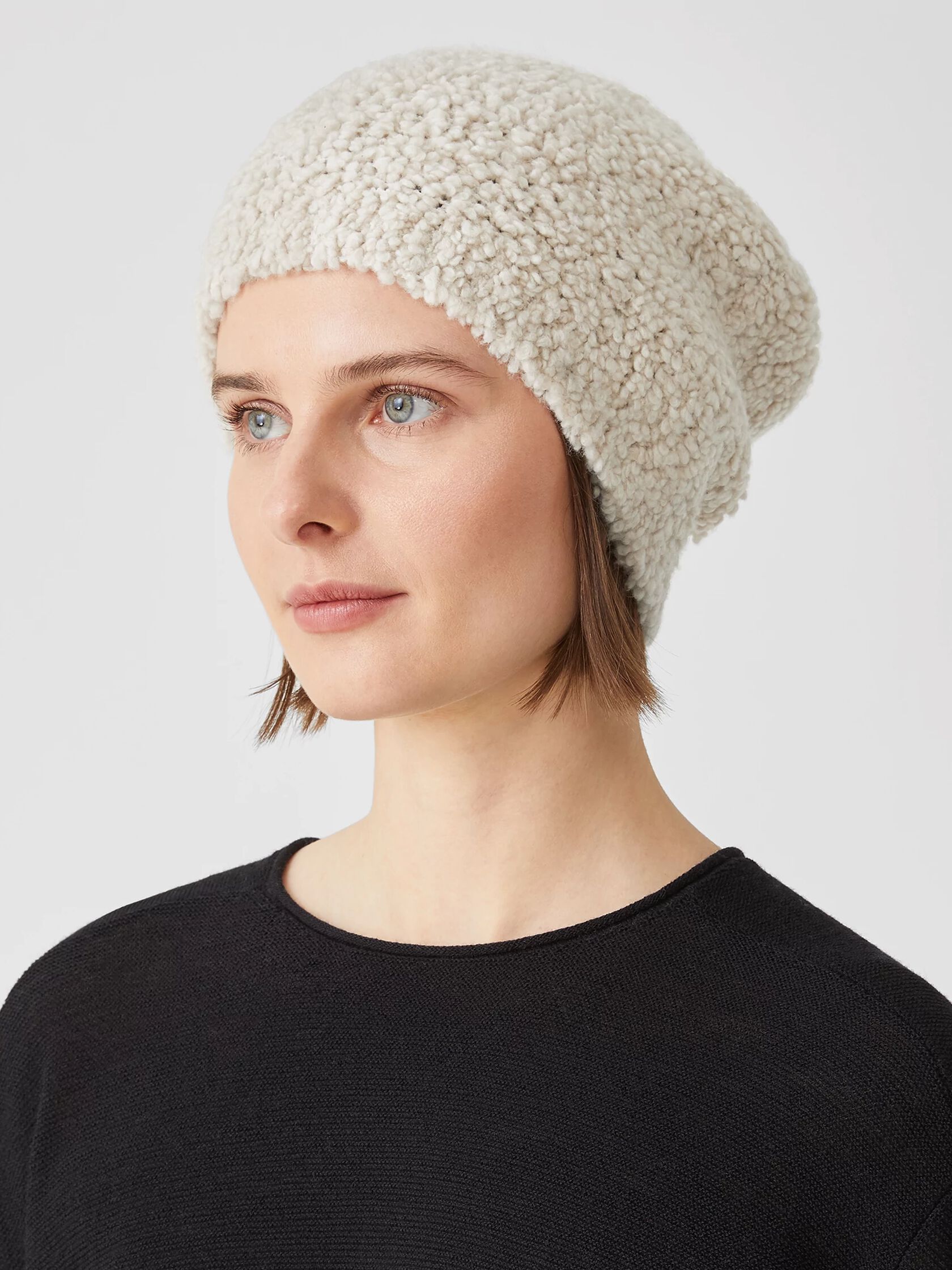 Knit Fur Hat