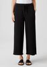 Organic Cotton French Terry Wide-Leg Pant