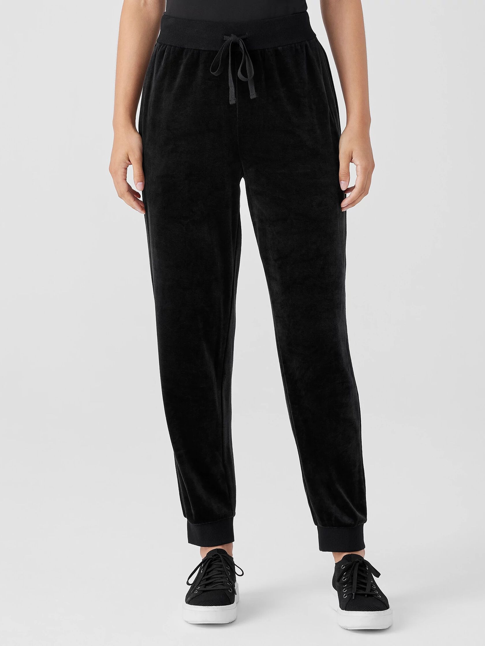 Cozy Velour Knit Jogger Pant