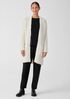 Peruvian Alpaca Loop High Collar Cardigan