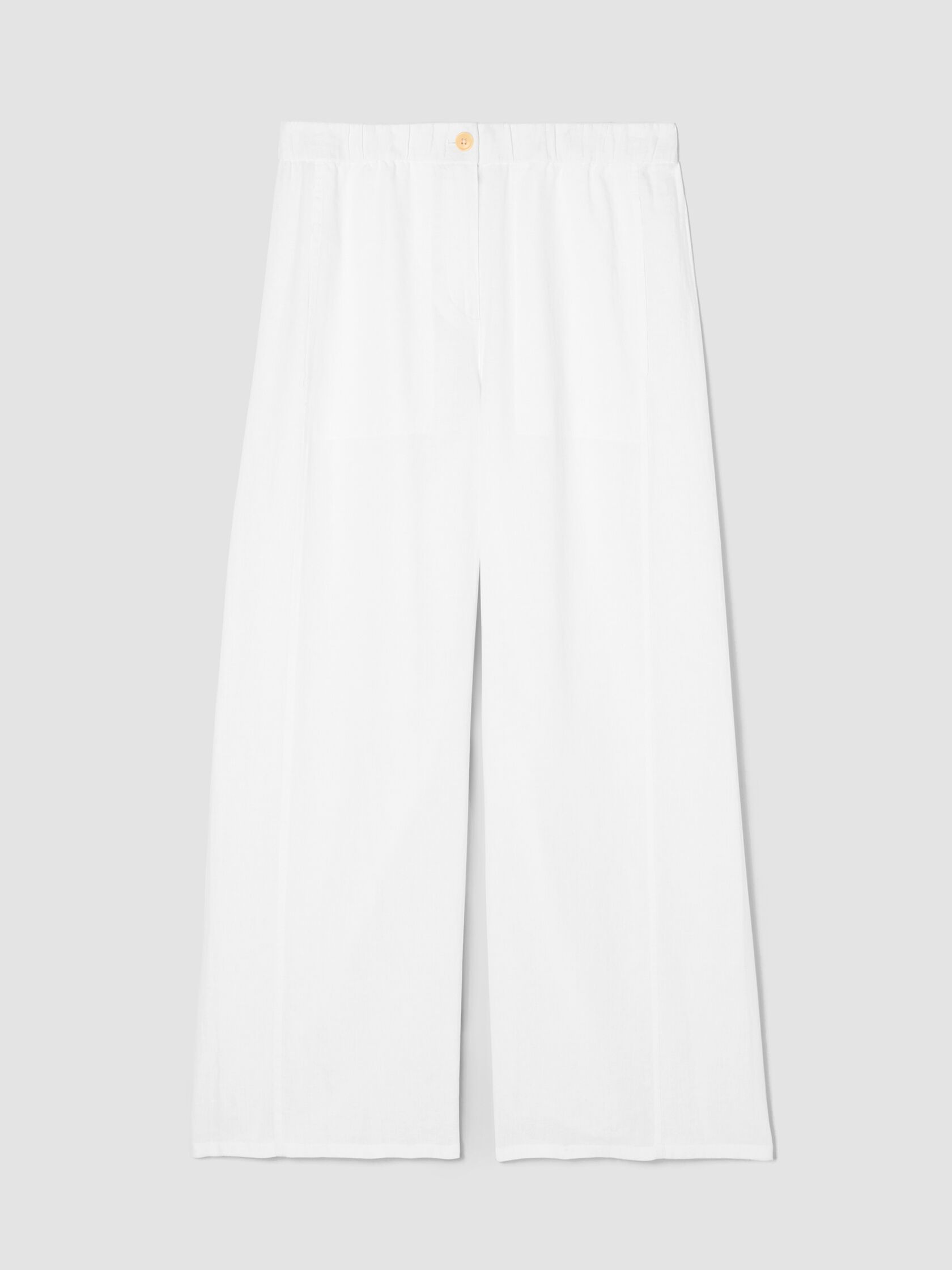 Organic Linen Wide-Leg Trouser Pant