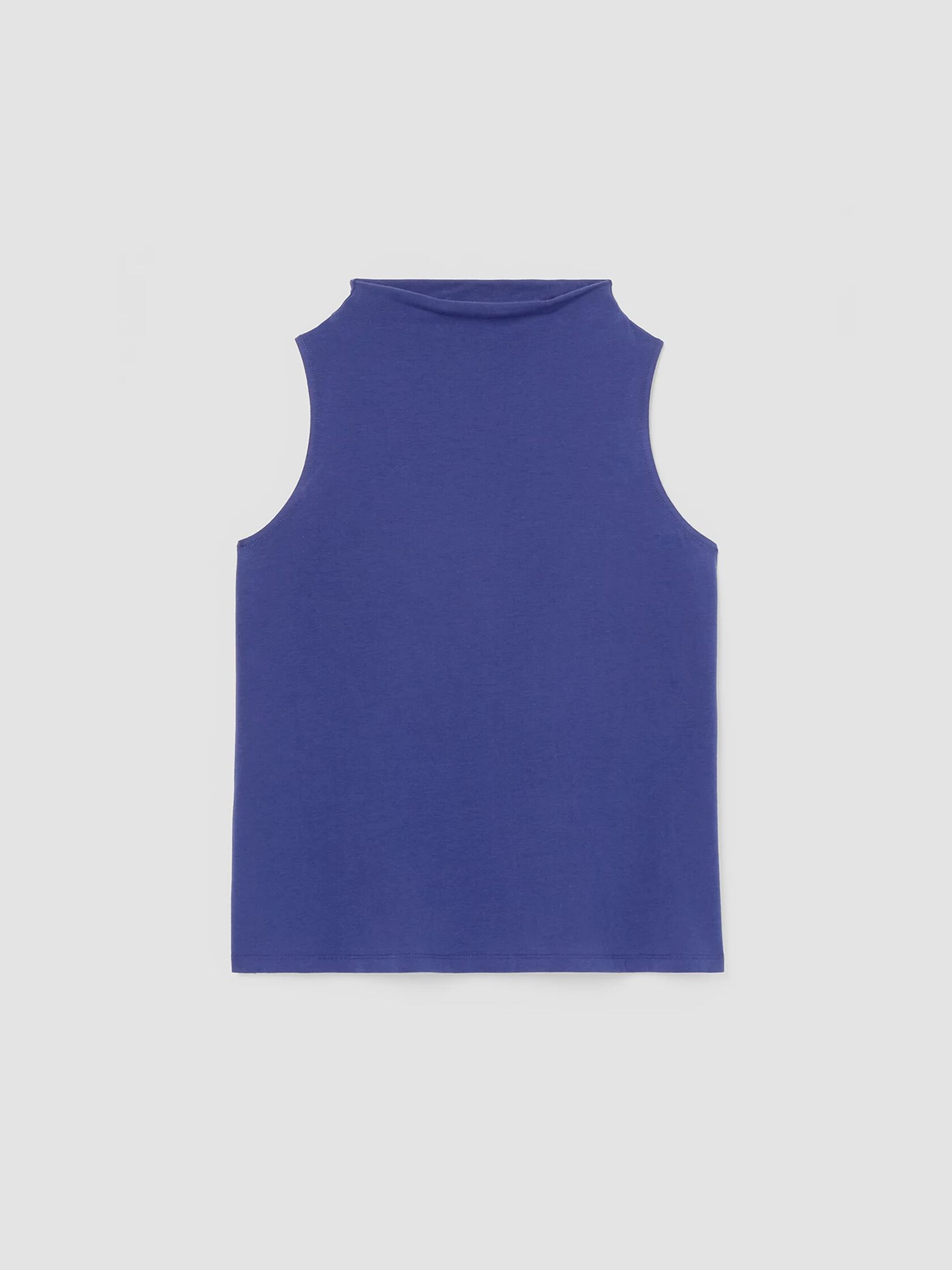 Traceable Cotton Jersey Funnel Neck Tank