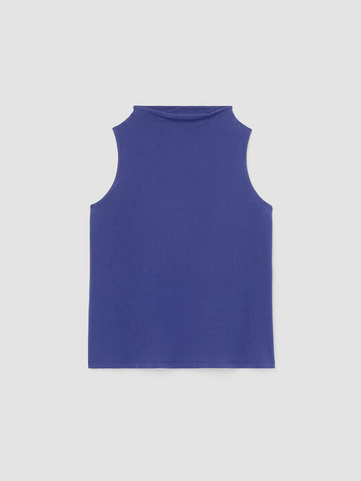 Traceable Cotton Jersey Funnel Neck Tank