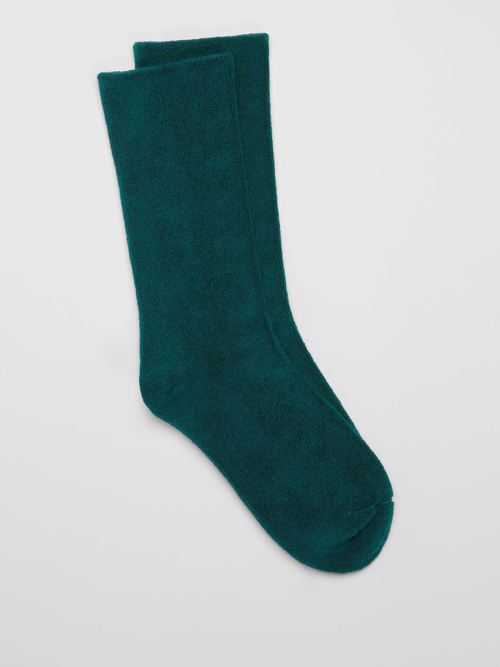 Organic Cotton Terry Cozy Crew Sock
