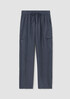 Washed Silk Cargo Pant