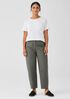 Cotton Hemp Stretch Lantern Pant