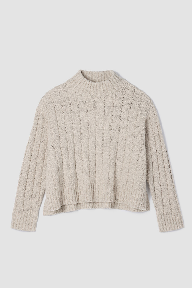 Cotton Fluff Rib Turtleneck Top Cotton Fluff Rib Turtleneck Top