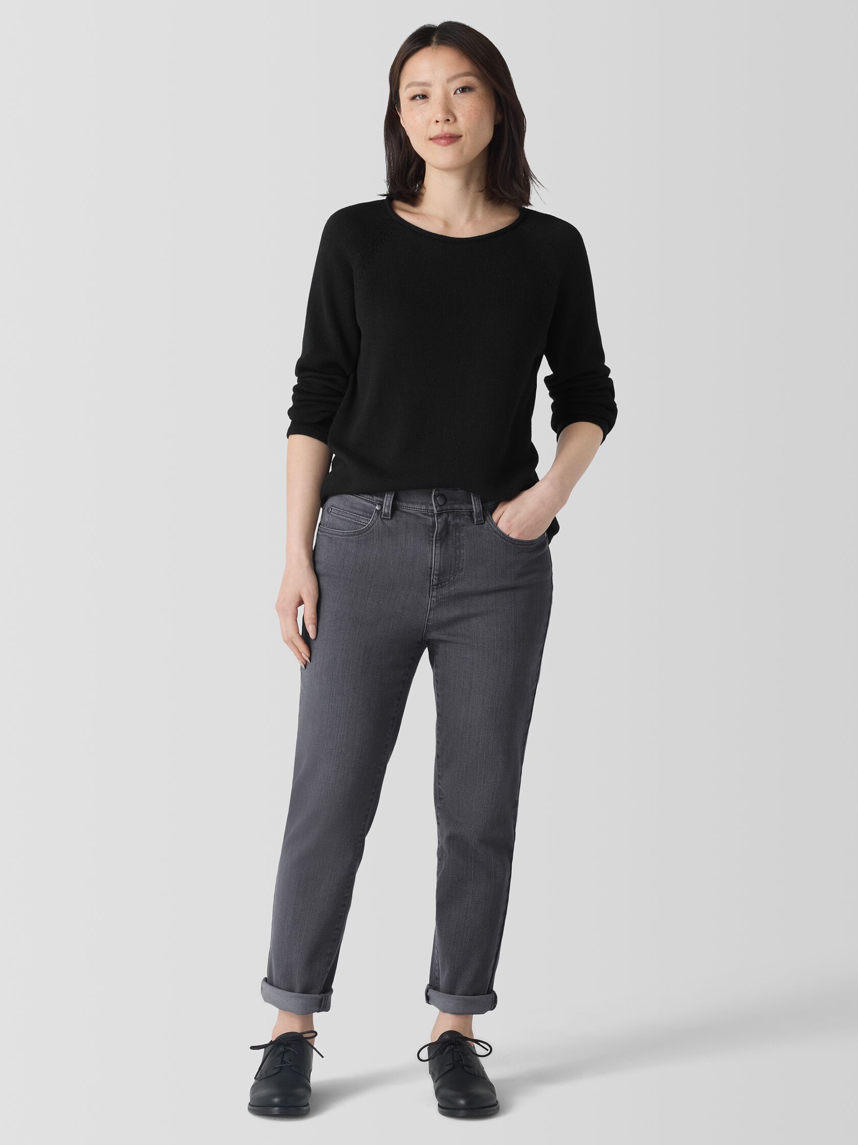 Cotton Stretch Denim Slim Jean