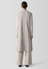 Lightweight Boiled Wool Shawl Collar Vest in Regenerative Wool