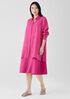 Organic Handkerchief Linen Classic Collar Long Shirt