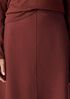 Felted Wool Jersey A-Line Skirt in Regenerative Wool