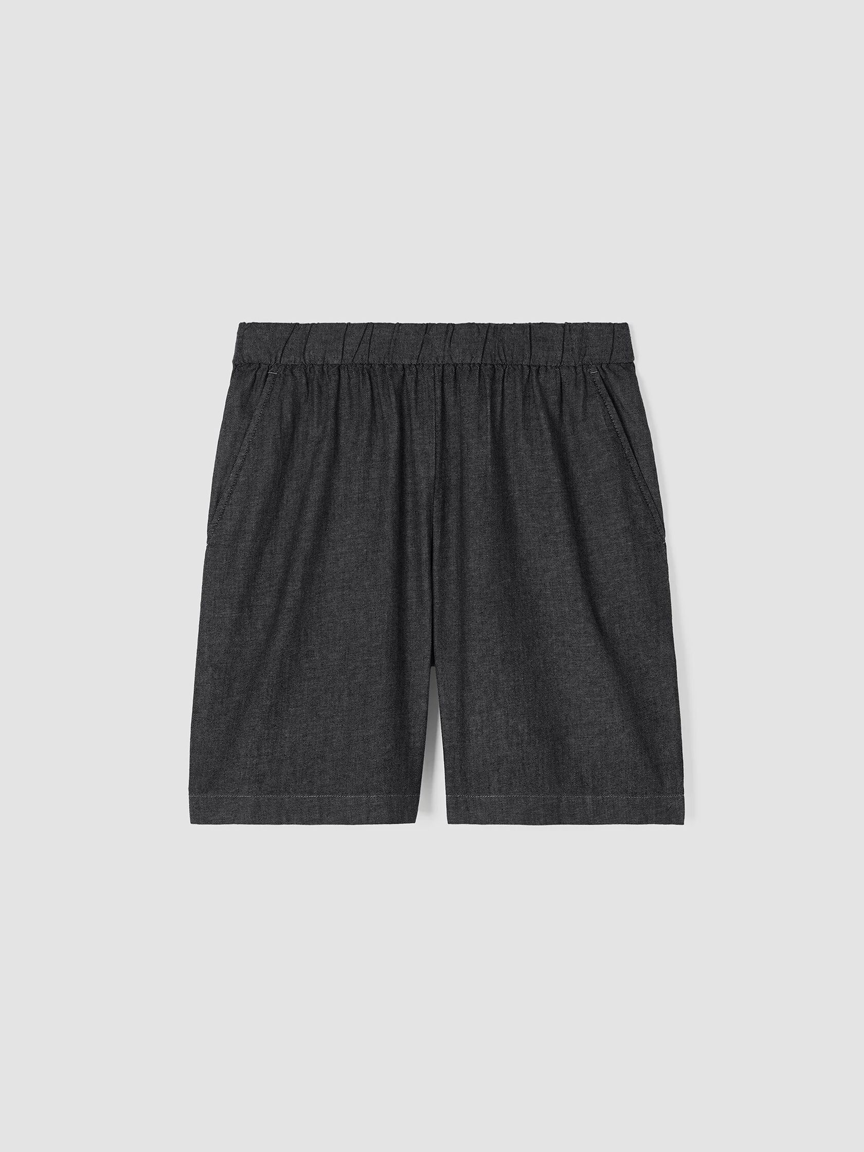 Airy Organic Cotton Twill Shorts
