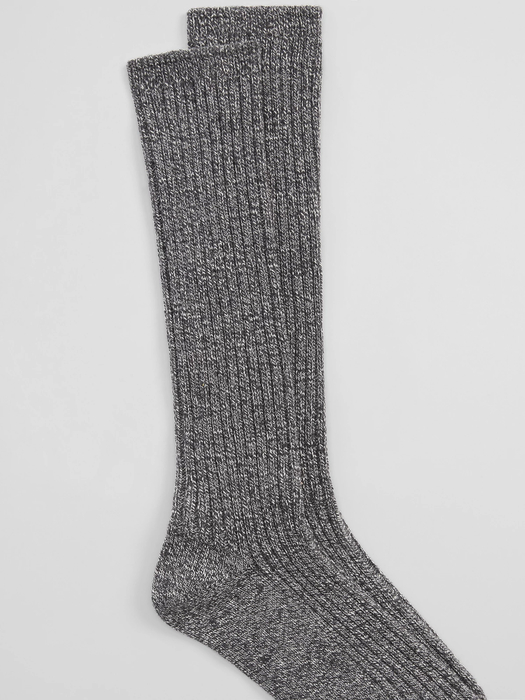 Organic Cotton Marled Slouchy Sock