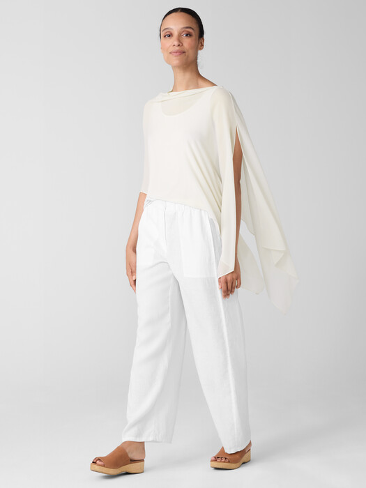 Sheer Silk Georgette Wrap