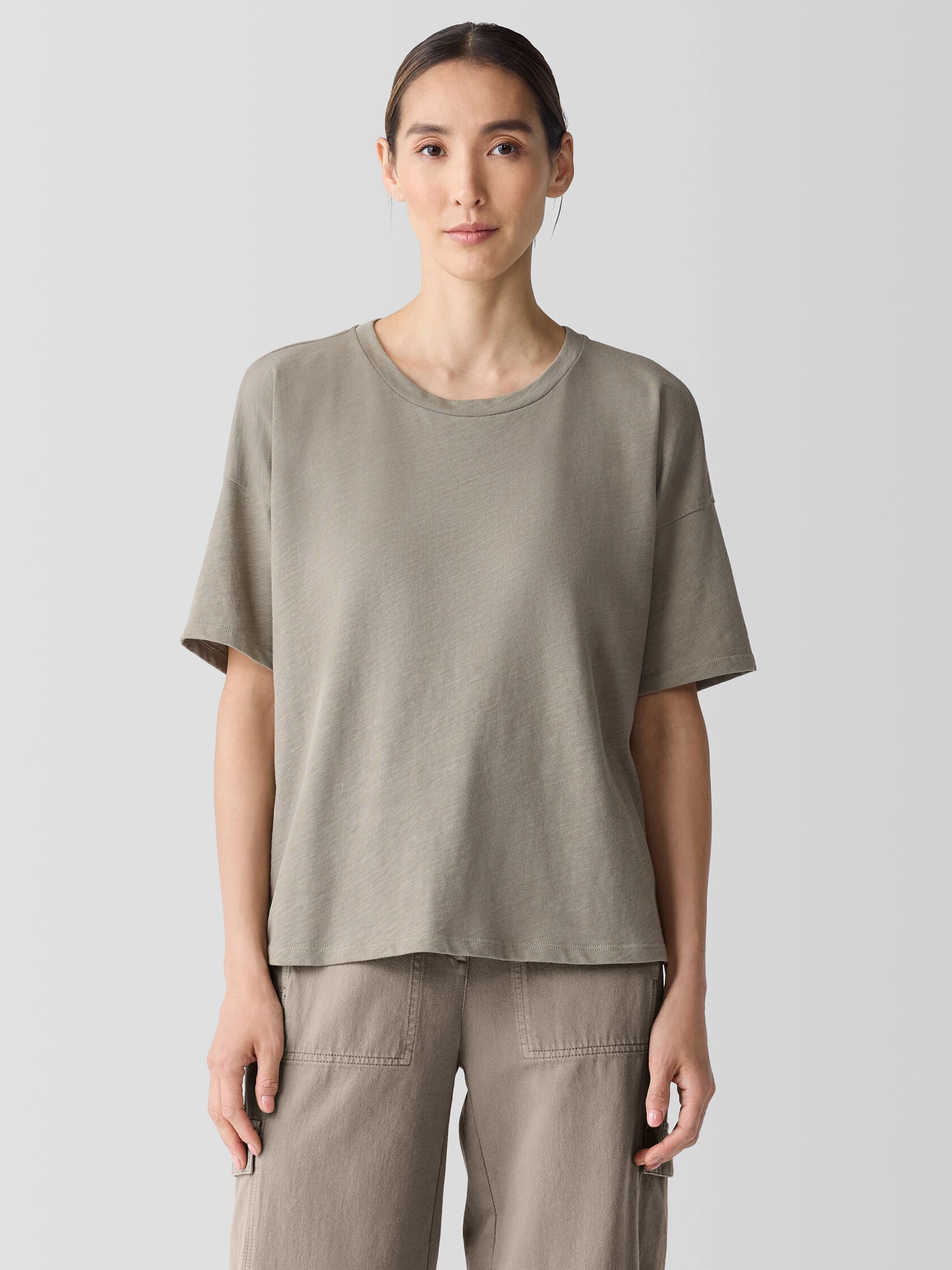 Cozy Organic Cotton Slub Tee