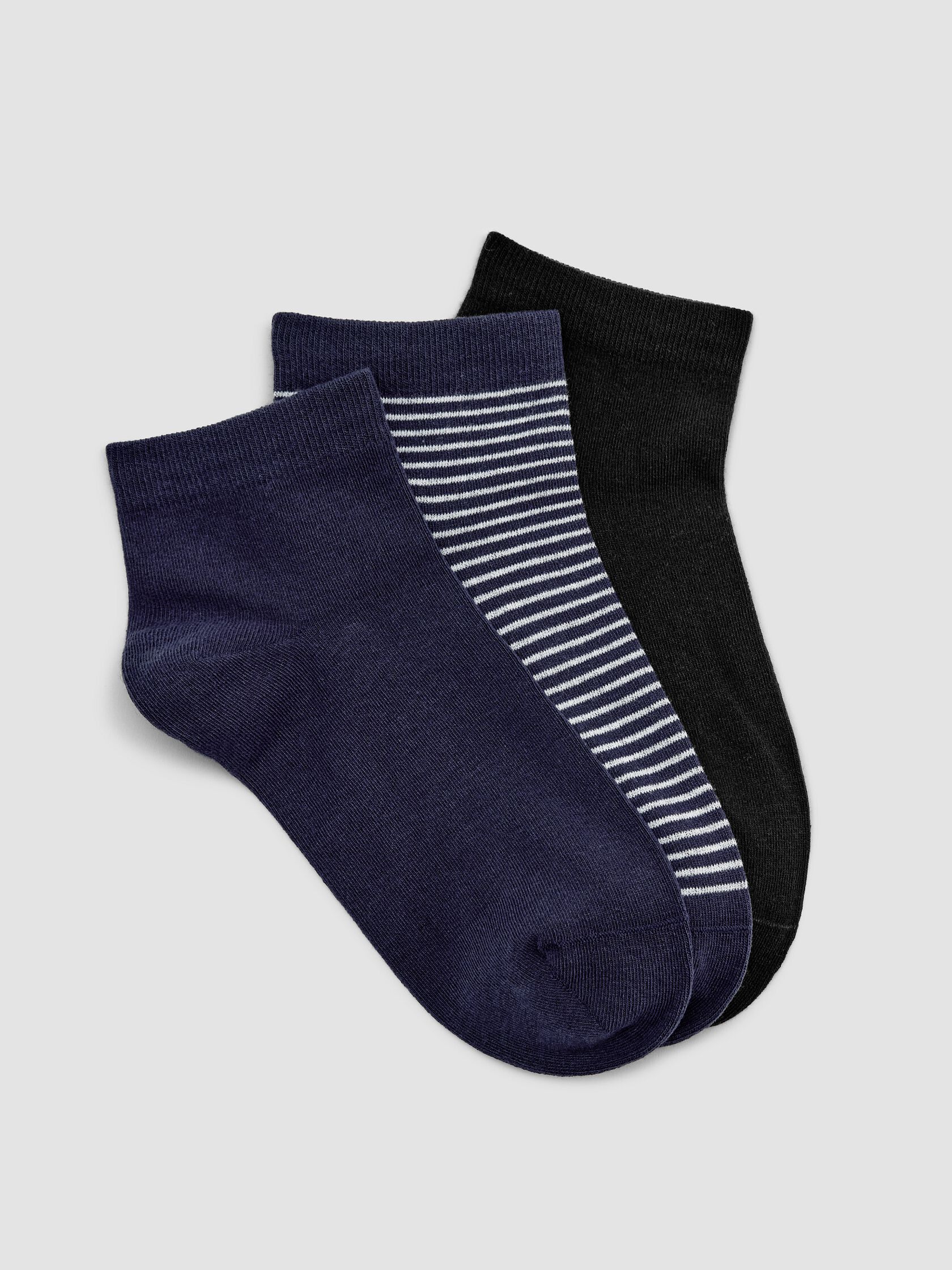 Cotton Ankle Sock 3-Pack
