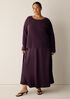 Textured Satin Half-Circle Skirt