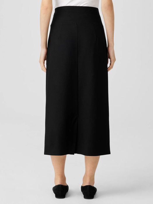 Washable Stretch Crepe Pencil Skirt