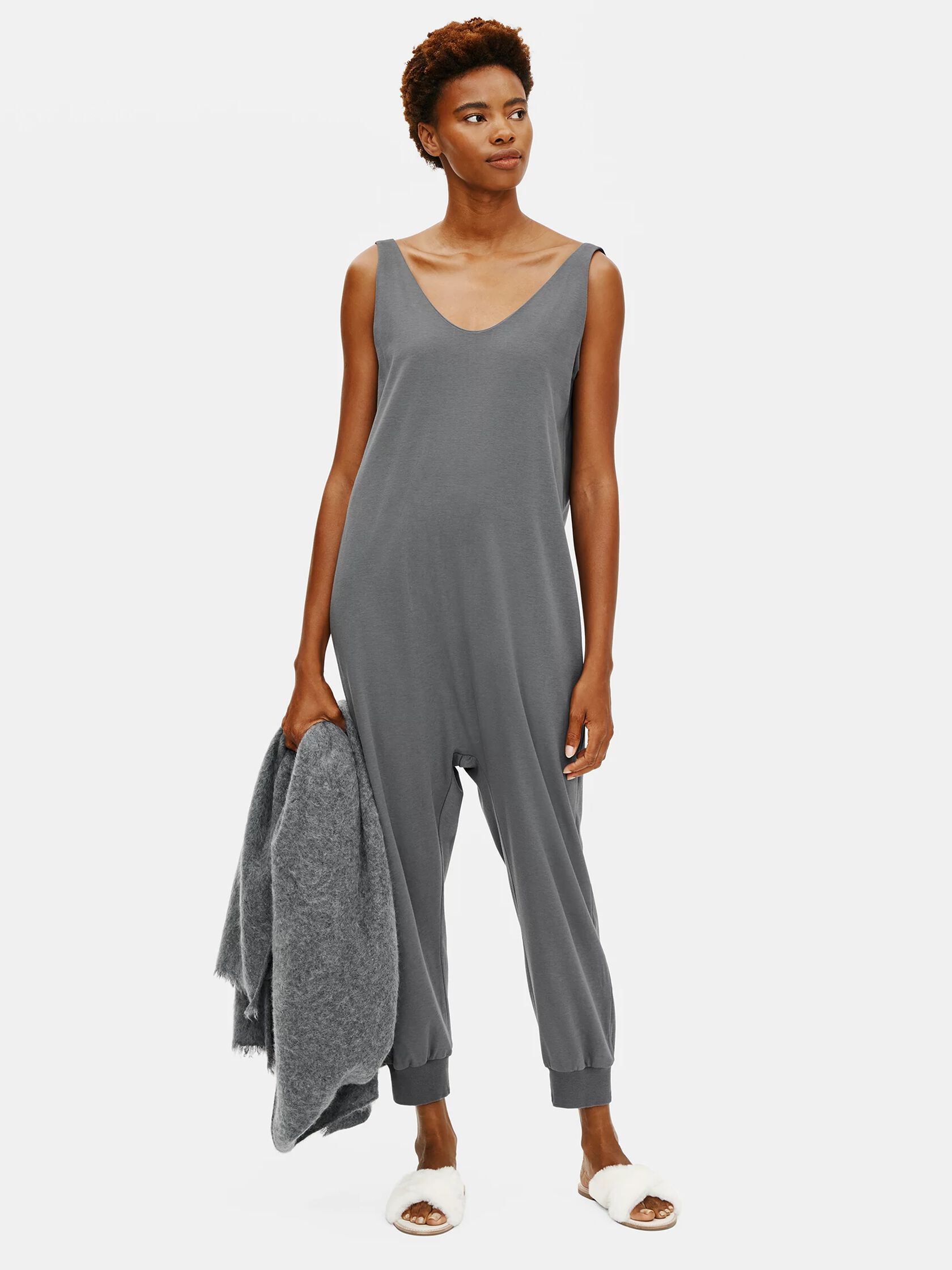 Organic Cotton Interlock Sleep Jumpsuit