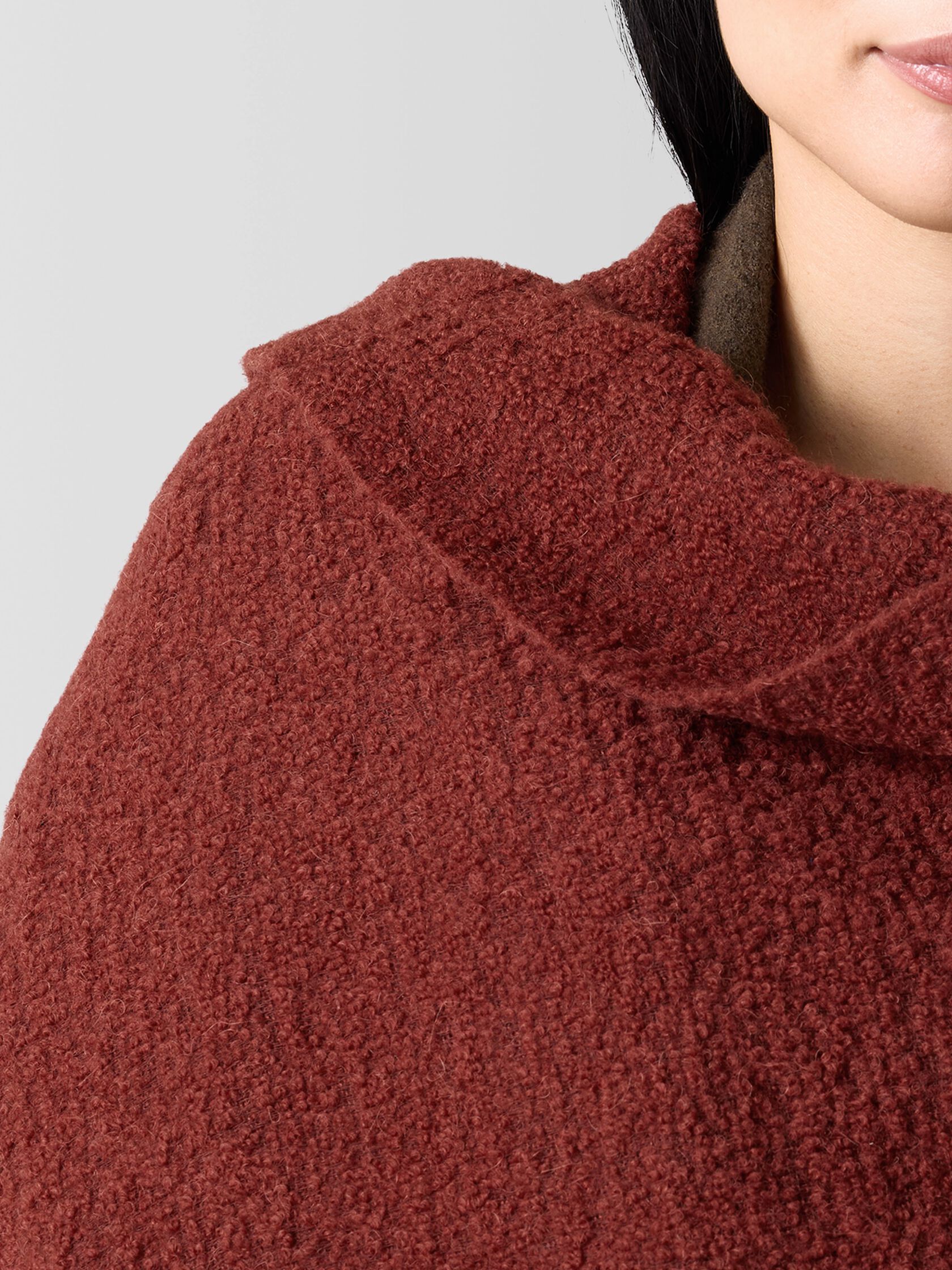 Fluffy Boucle Scarf