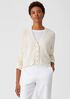 Peruvian Organic Cotton Boucle Cardigan