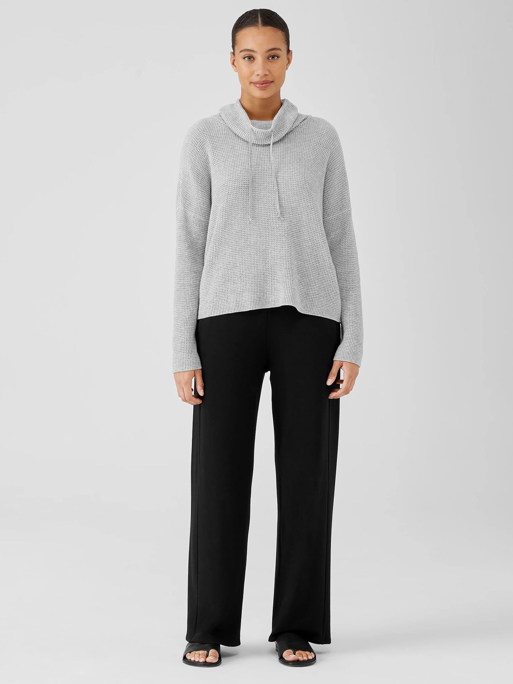 Peruvian Organic Cotton Funnel Neck Top