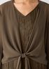 Sheer Silk Georgette Tie Jacket