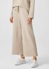 Organic Cotton French Terry Wide-Leg Pant