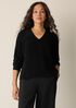 Chenille Blend V-Neck Top