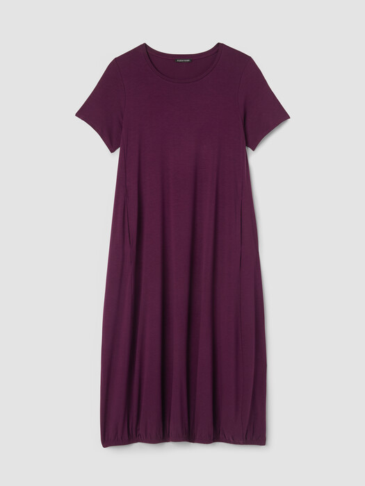 Fine Jersey Lantern Dress