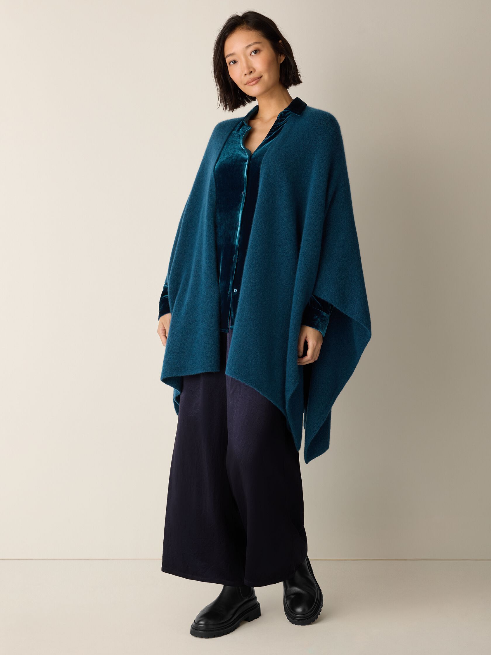 Cashmere Silk Boucle Bliss Serape