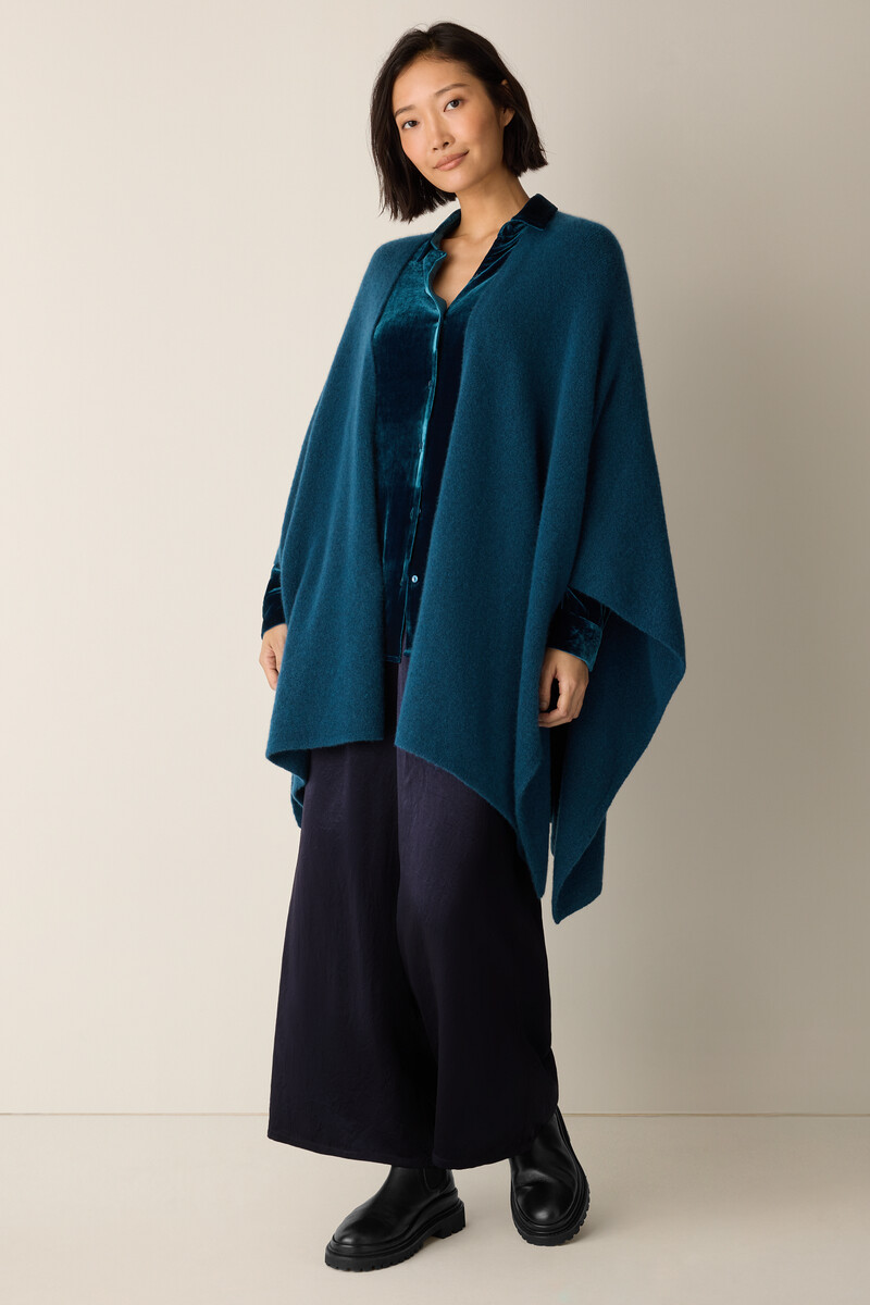 Cashmere Silk Boucle Bliss Serape Cashmere Silk Boucle Bliss Serape