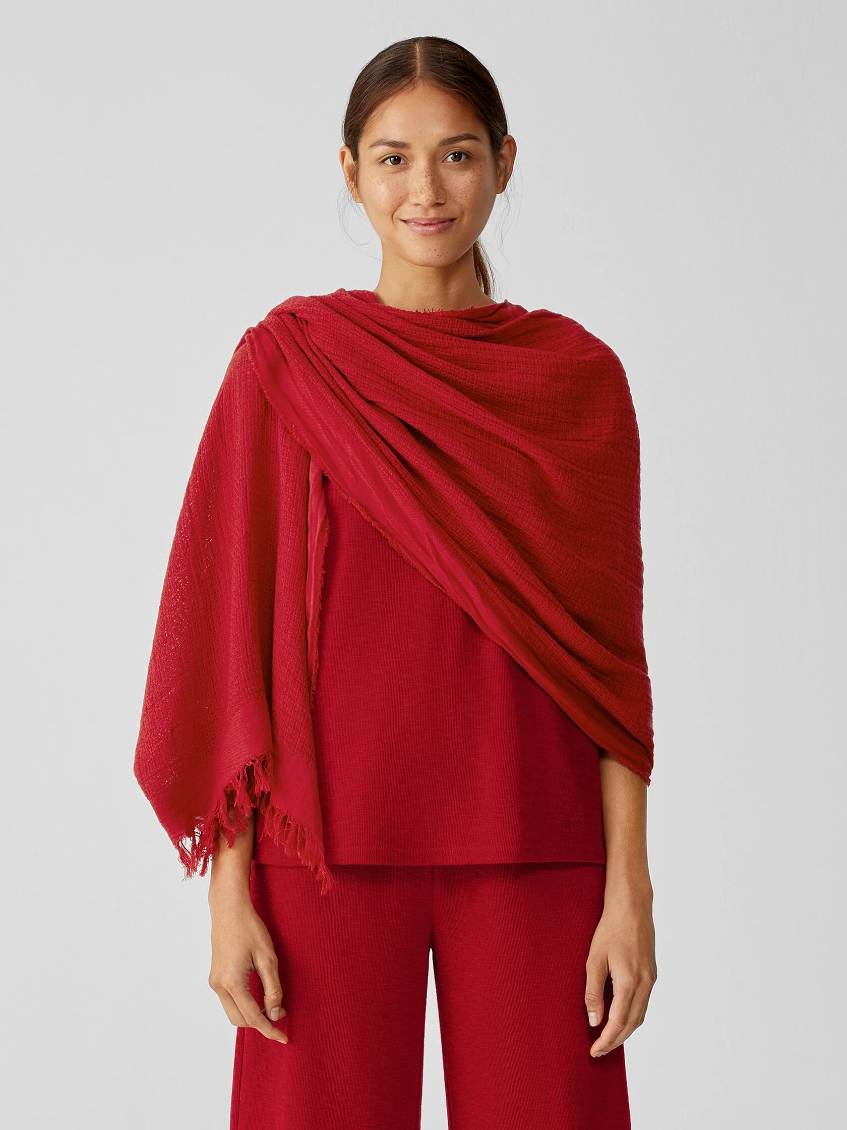 Organic Cotton Open Weave Scarf