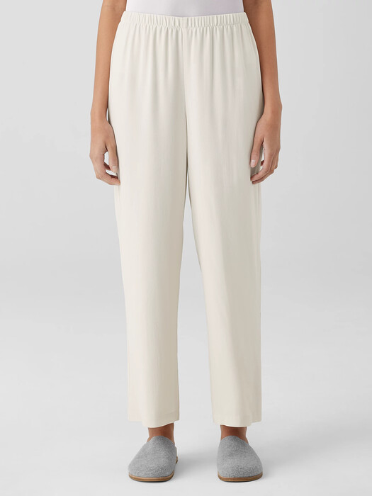 Silk Georgette Crepe Straight Pant