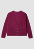 Organic Linen Cotton V-Neck Cardigan