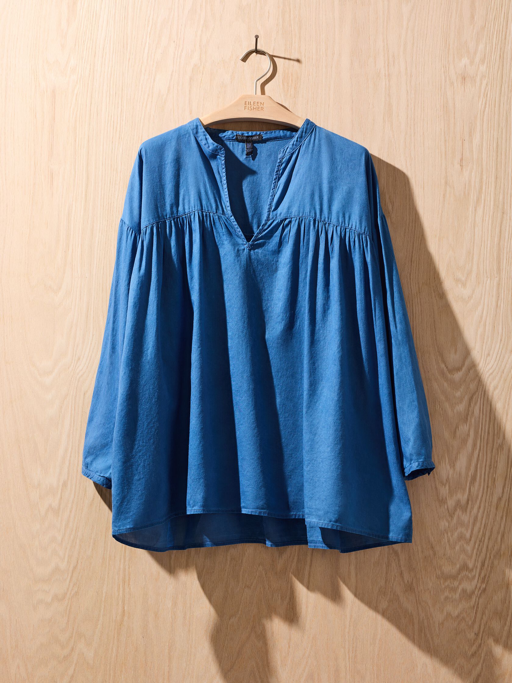 Renew Organic Cotton Twill Voile Shirt, M