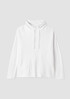 Organic Linen Cotton Slub Funnel Neck Top