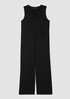 Washable Flex Ponte V-Neck Jumpsuit