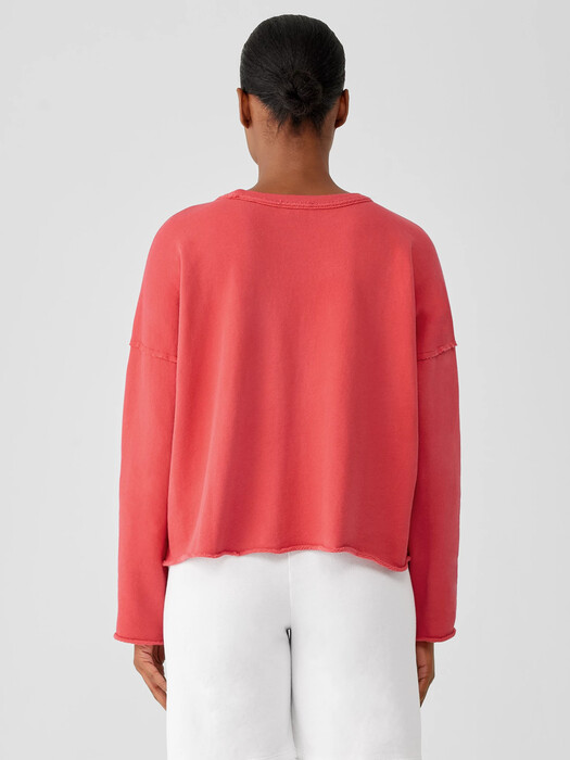 Lightweight Organic Cotton Terry Box-Top