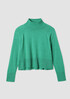 Merino Jersey Turtleneck Top in Regenerative Wool