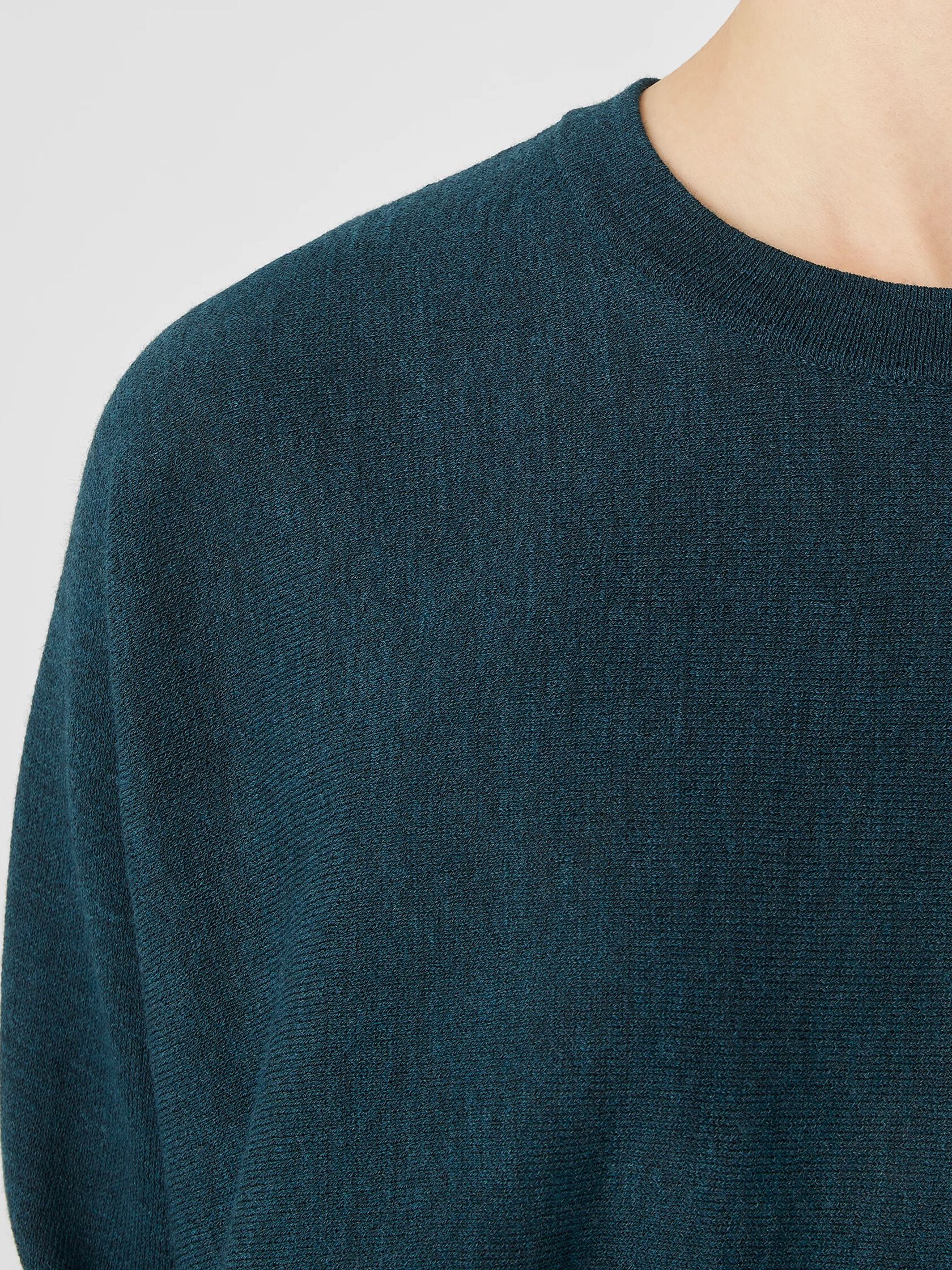 Washable Wool Crepe Top in Regenerative Wool