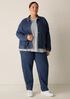 Cotton Stretch Denim Classic Collar Jacket