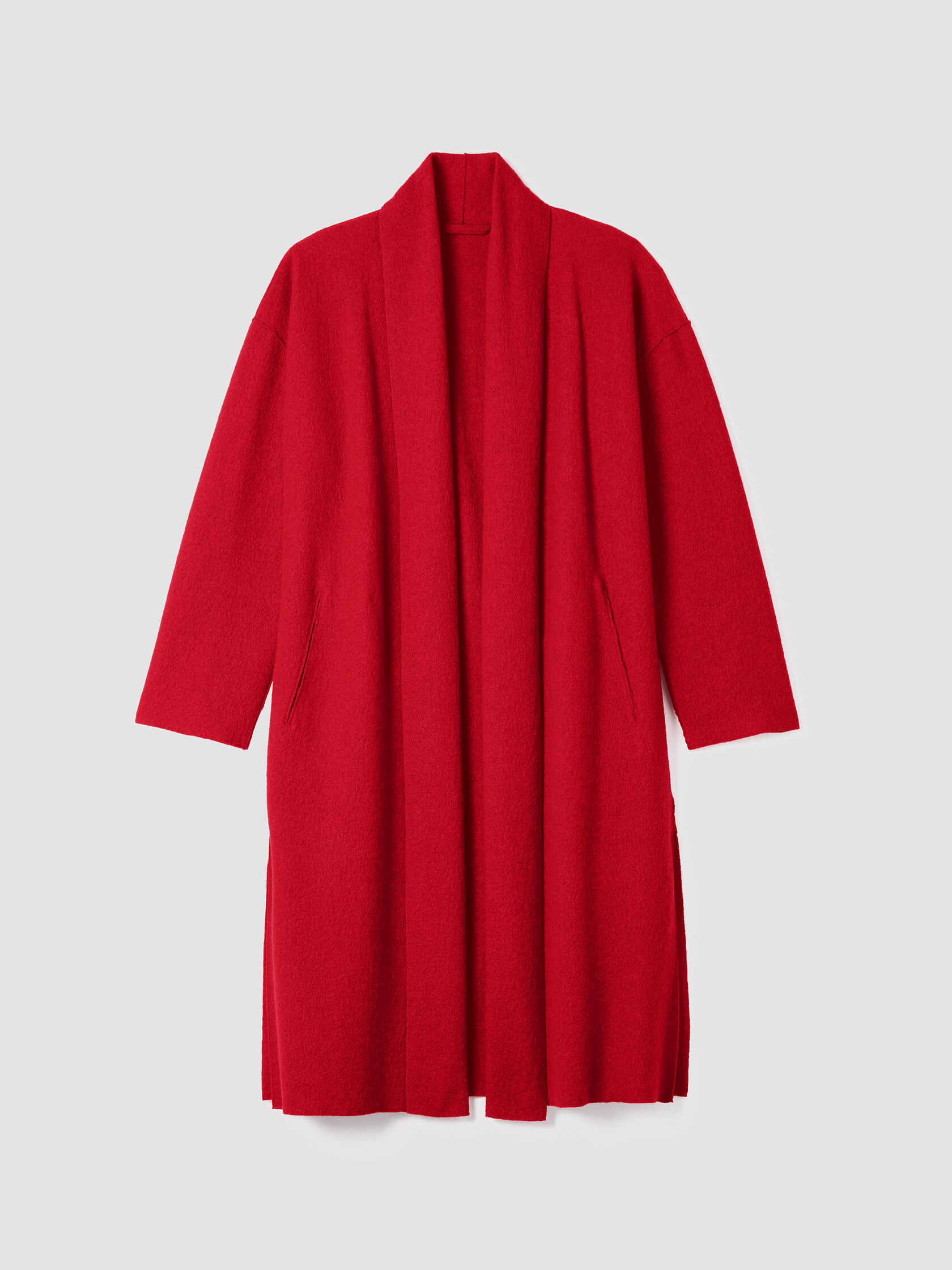 Lightweight Boiled Wool Icon Coat in Regenerative Wool