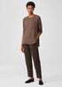 Cozy Brushed Terry Slouchy Pant