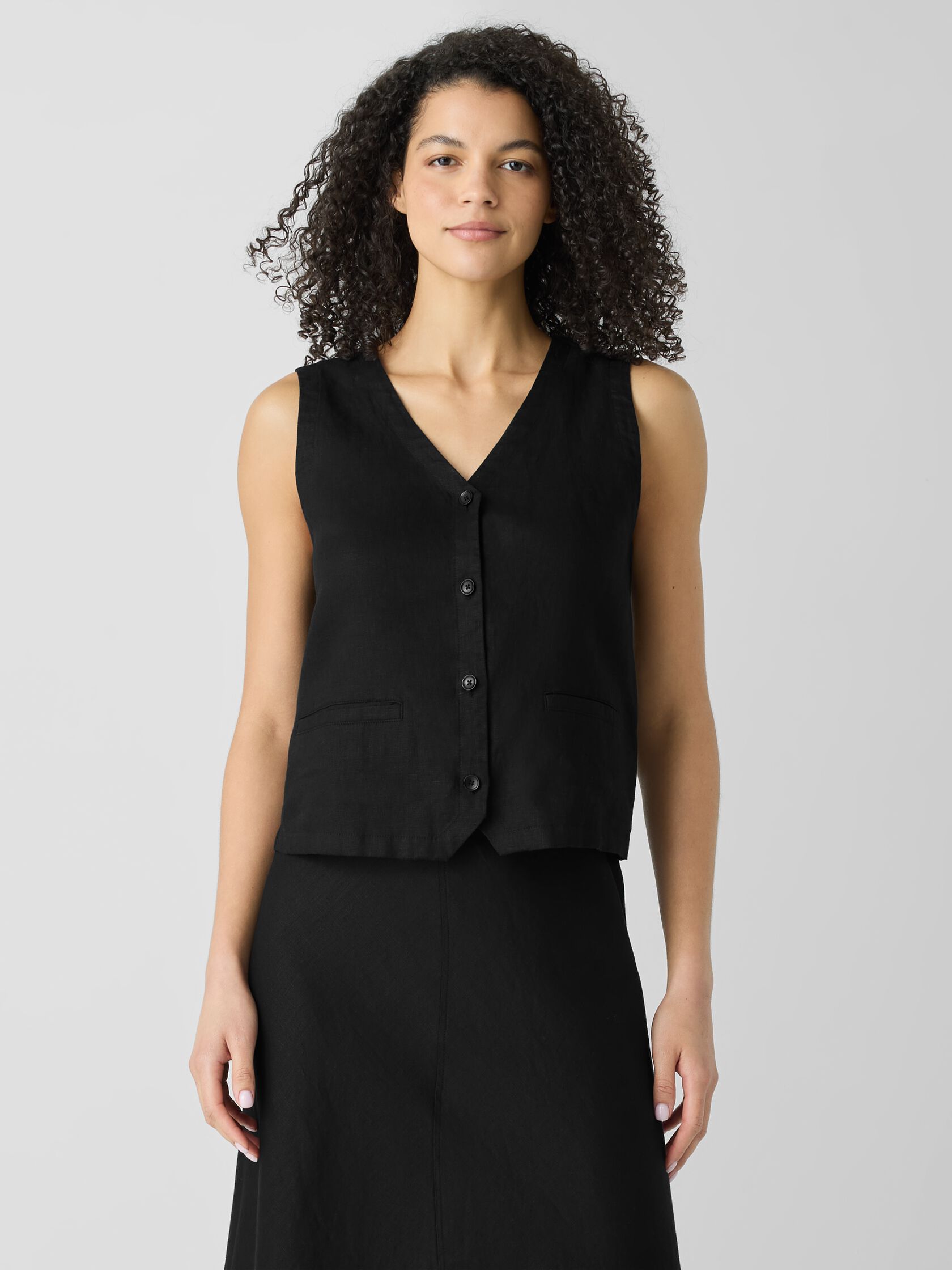 Organic Linen Vest