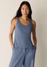 Stretch Silk Jersey Scoop Neck Tank