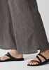 Woven Plissé Wide-Leg Pant