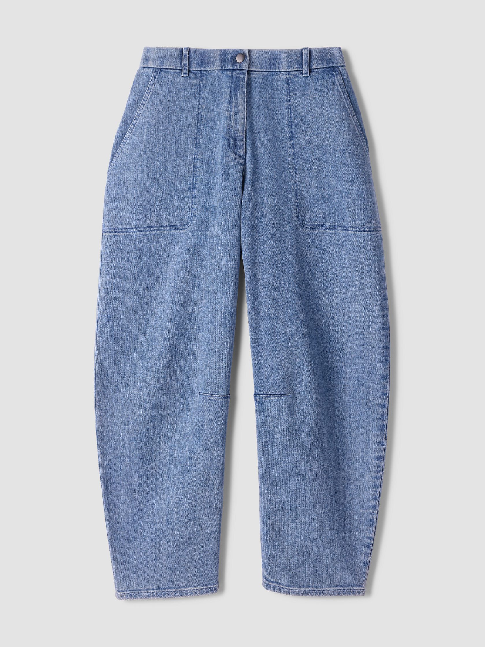 Cotton Stretch Denim Arch Pant